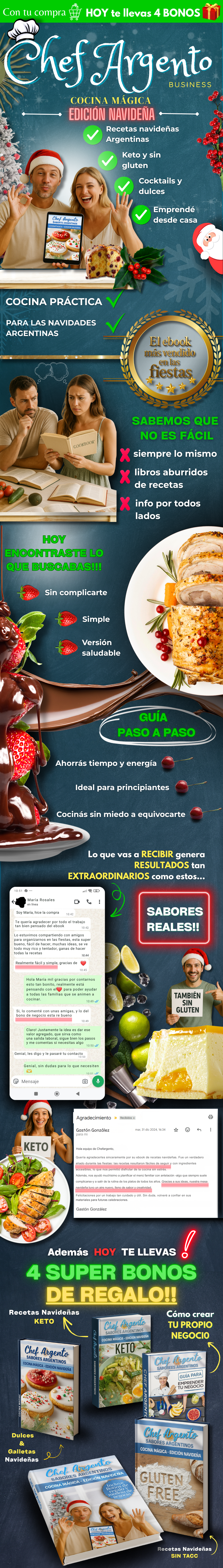Chef Argento Edición Navideña
